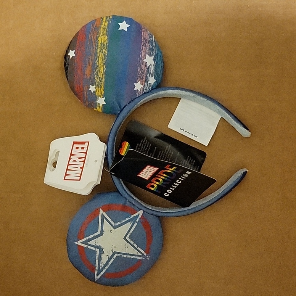 NWT: Disney Mouse Ears Headband-Marvel Pride Collection America Chavez